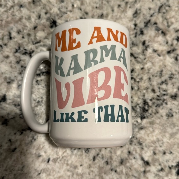 Me and Karma Vibe Like That Taylor Swift 15 oz Mug - Picture 2 of 4